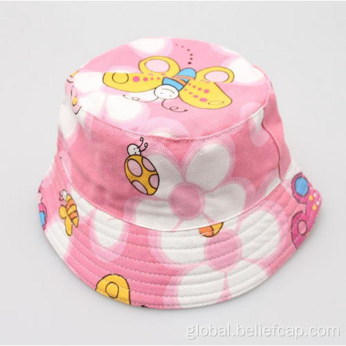 High Quality Custom 6 Panel Hat OEKO-TEX Custom Kids Bucket Hat Sun Hat Supplier